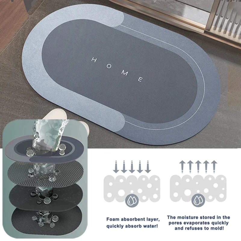 Home - Quick Drying Bathroom Mat - Coziest Home | Premium Home Improvement Products for Everyone